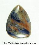 African Blue Swirlstone Cabochon African Blue Swirlstone Cabochon