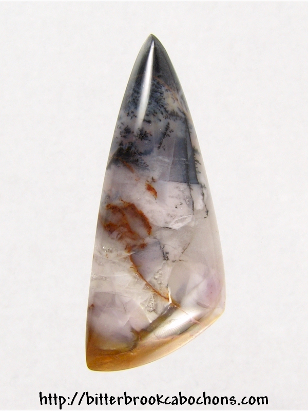 Amethyst Sage Agate Cabochon