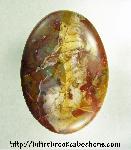 Brecciated Jasper Cabochon (Doublet) Brecciated Jasper Cabochon (Doublet)