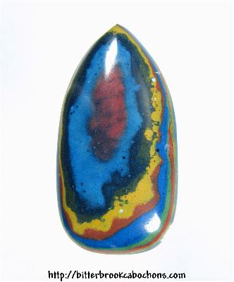 Rainbow Cal Silica Cabochon