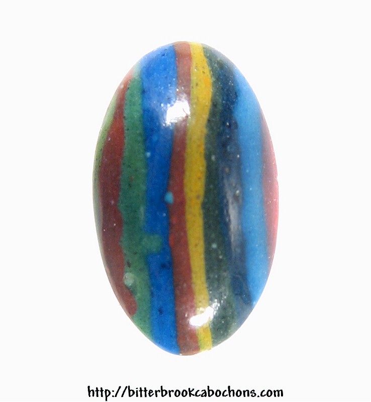 Rainbow Cal Silica Cabochon