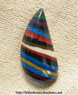 Rainbow Cal Silica Cabochon