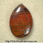 Red Jasper with Hematite Cabochon Red Jasper with Hematite Cabochon