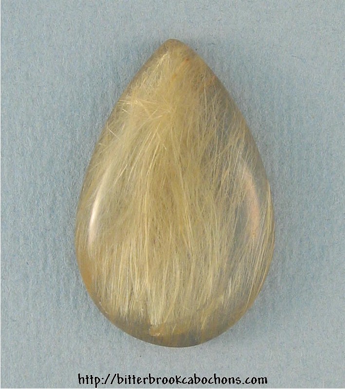 Rutilated Quartz Cabochon