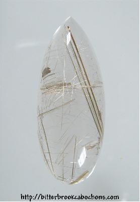 Rutilated Quartz Cabochon
