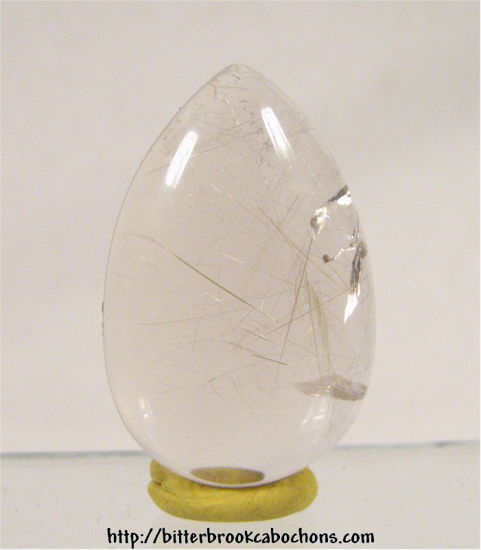 Rutilated Quartz Cabochon