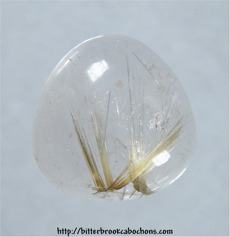 Rutilated Quartz Cabochon