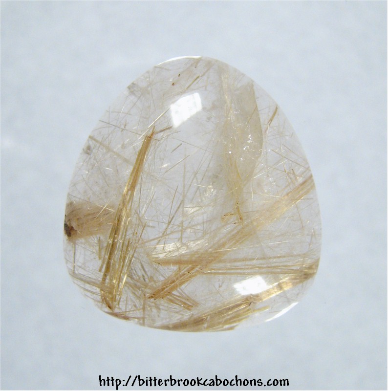 Rutilated Quartz Cabochon