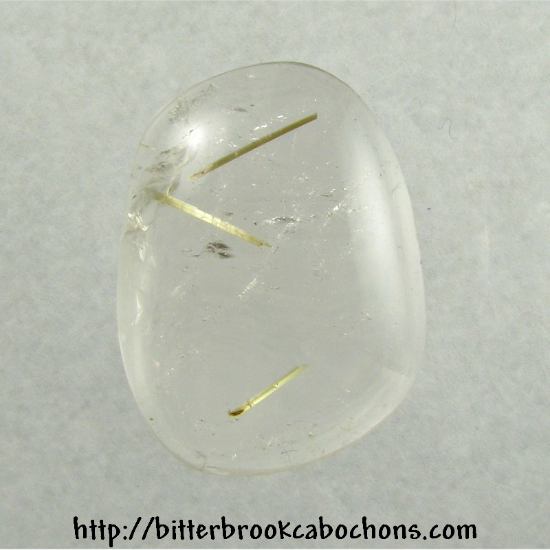 Rutilated Quartz Cabochon