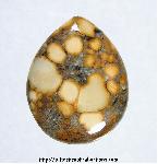 Teal Puddingtone Cabochon Teal Puddingtone Cabochon