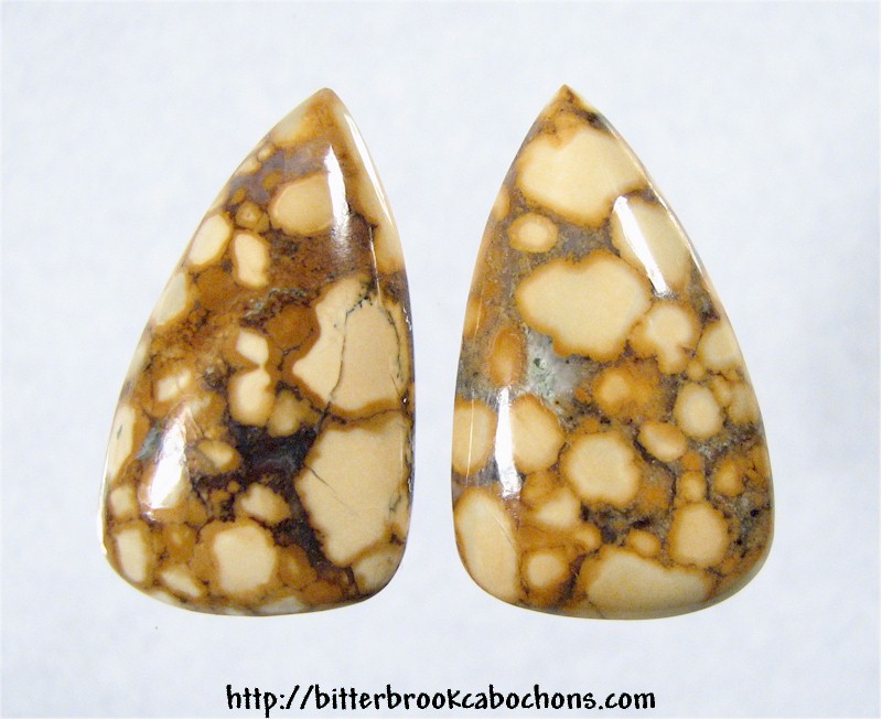 Teal Puddingtone Cabochons